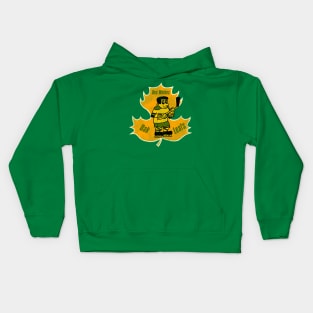 Defunct Des Moines Oak Leafs Hockey Team Kids Hoodie